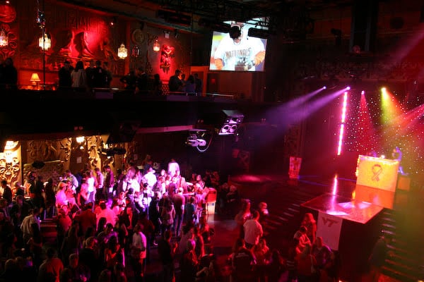 Attendees filling the floor and balconies inside Webster Hall
