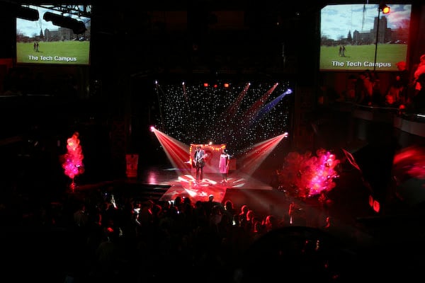 A musical performance on the Maroon Effect stage